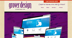 Desktop Screenshot of groverdesign.com